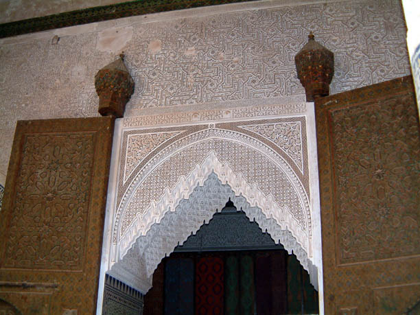 decorations at Teleouet Kasbah