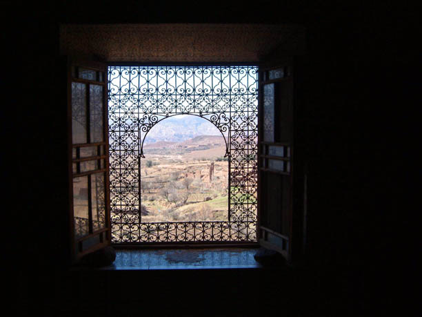 window at Teleouet Kasbah