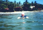 Early morning swim