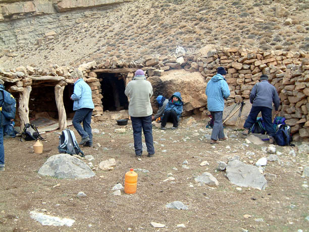 People milling around